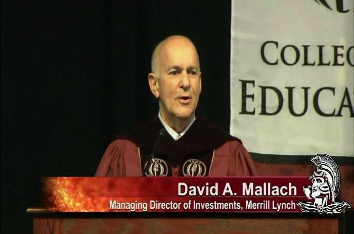 David Mallach - Troy University Commencement Keynote Address, Dec. 12, 2014